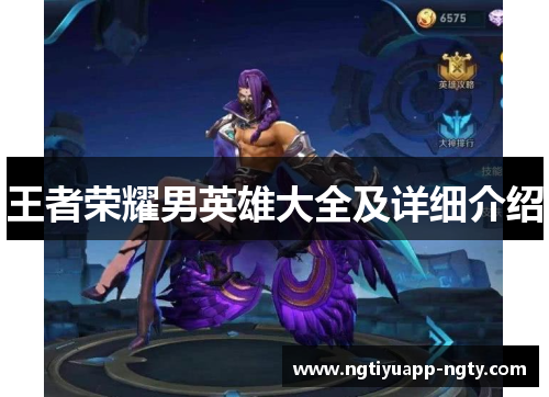 王者荣耀男英雄大全及详细介绍